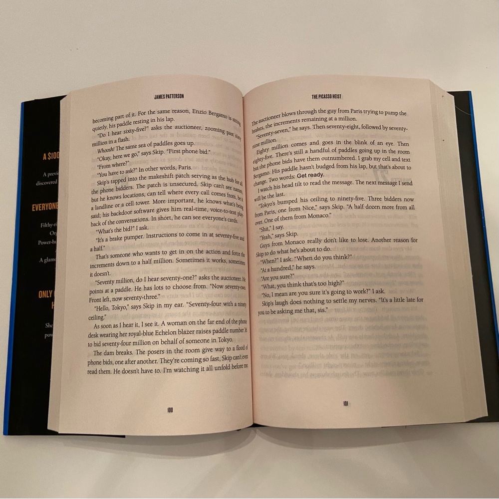 The Picasso Heist by James Patterson, Hardcover Book - Picture 2 of 4